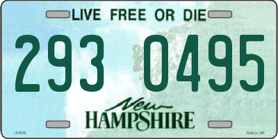 NH license plate 2930495