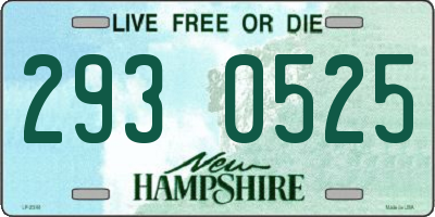 NH license plate 2930525