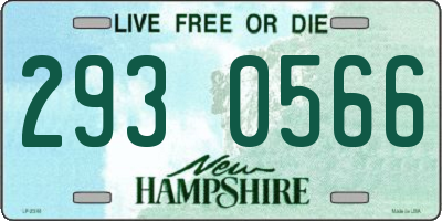 NH license plate 2930566