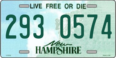NH license plate 2930574