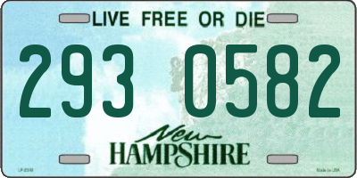 NH license plate 2930582