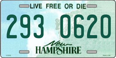 NH license plate 2930620