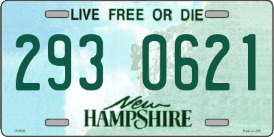 NH license plate 2930621