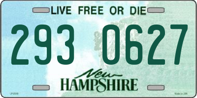 NH license plate 2930627