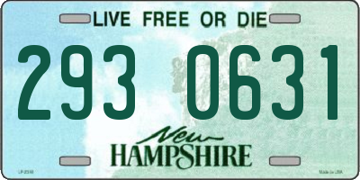 NH license plate 2930631