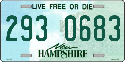 NH license plate 2930683