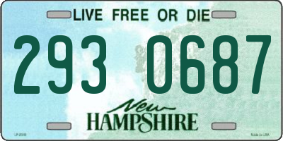 NH license plate 2930687