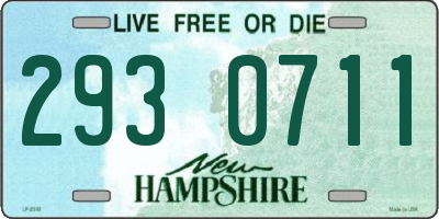 NH license plate 2930711