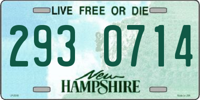 NH license plate 2930714