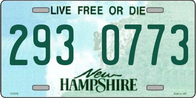 NH license plate 2930773