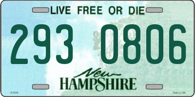 NH license plate 2930806