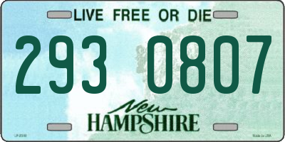 NH license plate 2930807
