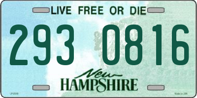 NH license plate 2930816