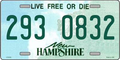 NH license plate 2930832