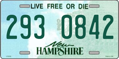NH license plate 2930842