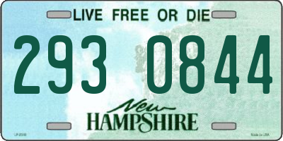 NH license plate 2930844