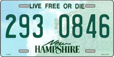 NH license plate 2930846