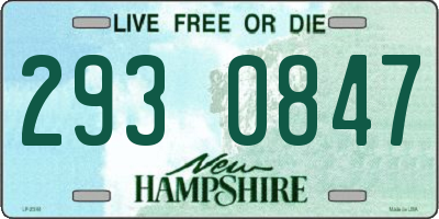 NH license plate 2930847