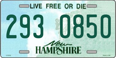 NH license plate 2930850