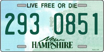 NH license plate 2930851