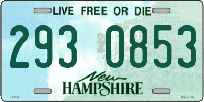 NH license plate 2930853