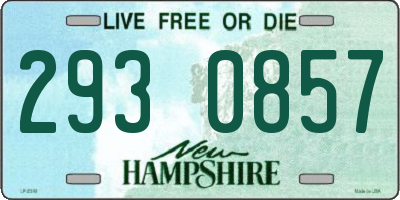 NH license plate 2930857