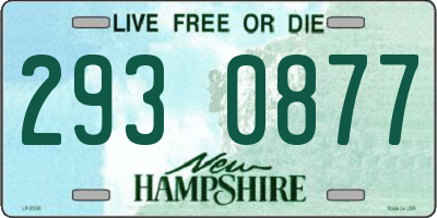 NH license plate 2930877