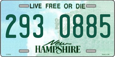 NH license plate 2930885