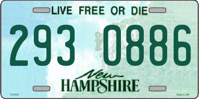 NH license plate 2930886