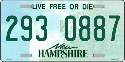NH license plate 2930887