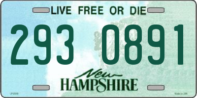 NH license plate 2930891
