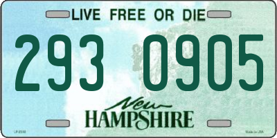 NH license plate 2930905