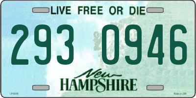 NH license plate 2930946