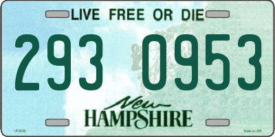 NH license plate 2930953