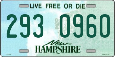 NH license plate 2930960