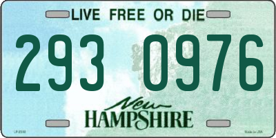 NH license plate 2930976