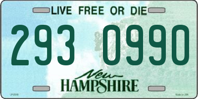 NH license plate 2930990