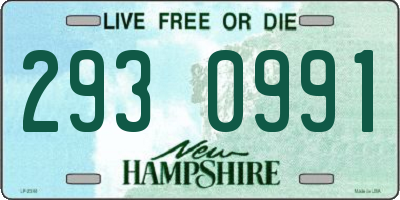 NH license plate 2930991
