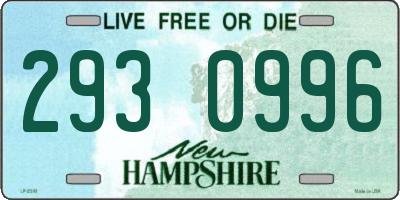 NH license plate 2930996