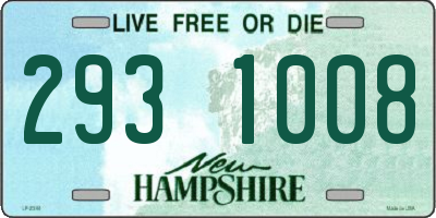 NH license plate 2931008
