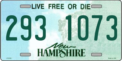NH license plate 2931073