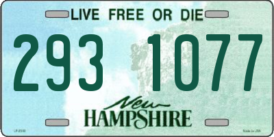 NH license plate 2931077