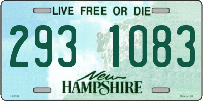 NH license plate 2931083