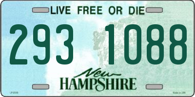 NH license plate 2931088