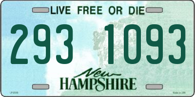 NH license plate 2931093