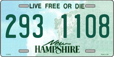 NH license plate 2931108