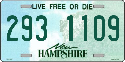 NH license plate 2931109