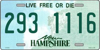 NH license plate 2931116