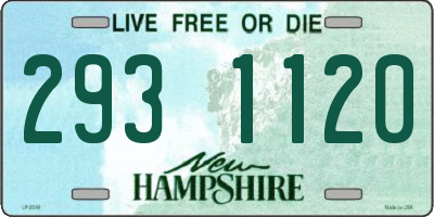 NH license plate 2931120