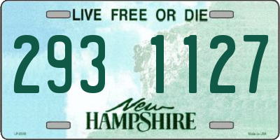 NH license plate 2931127
